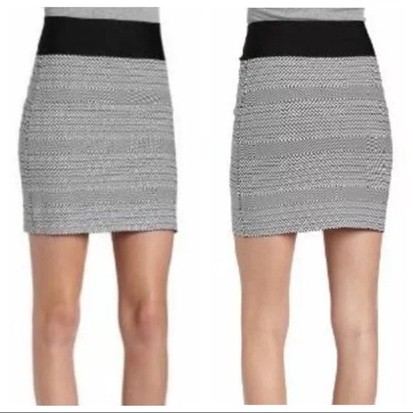 BCBGMAXAZRIA Women's Size XS Combo Jacquard Power Bandage Skirt - Picture 1 of 6